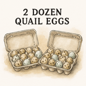2 Dozen Quail Eggs