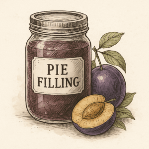 Plum Pie Filling